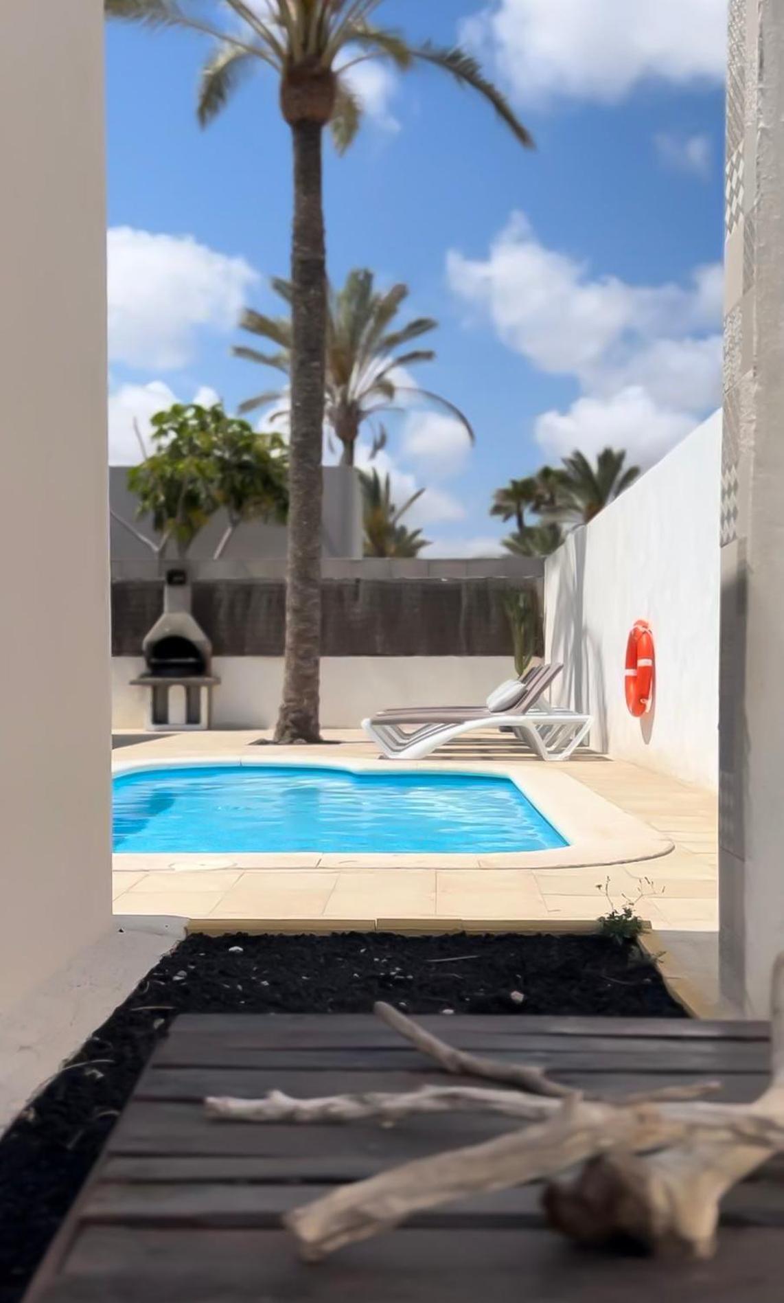 House Boho Palm With Private Heated Pool And Garden, 3 Bedrooms, Wi-Fi Κοραλέχο Εξωτερικό φωτογραφία